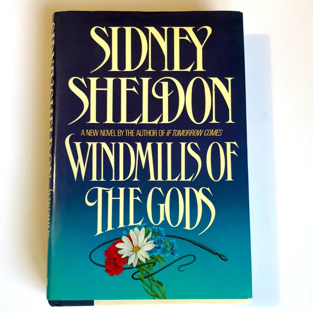 Sidney Sheldon “Windmills Of The Gods” 1st edition Hardcover from 1987